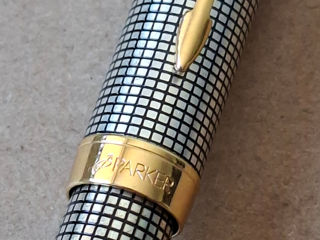 Parker Sonnet  france Sterling Silver 925 Fountain Pen F 18 k nib - starea perfecta  фото 4