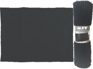 Коврик Для Ванной Комнаты 40X60Cm Msv Chenille Черн, Микрофи