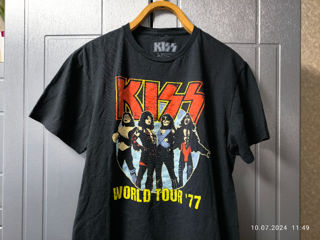 Kiss tour 77 винтажная оригинальная футболка размер M
