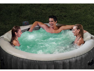 Jacuzzi SPA gonflabil Greywood Deluxe 196х71 cm, 795L, 4 persoane