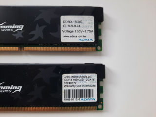 DDR3 Adata 2x2Gb Gaming Series 1600Mhz foto 2