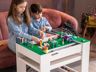 Masa pentru Lego. Лего стол. Blocuri pentru constructie foto 2