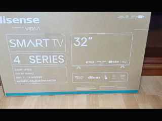 Televizor Smart Hisense 32A4K. Televizor nou, in cutie sigilata, garantie 2 ani, procurat la Orange foto 3