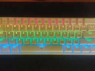 Vand REDRAGON Fizz K617 tastatura mecanica RGB prin fir 61 de taste tip 60% foto 2