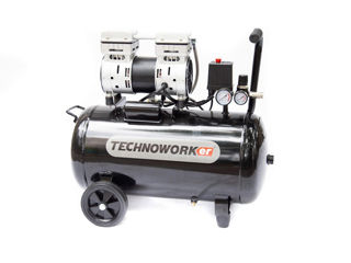 Compresor de aer Technoworker SK 750-50 L 750 W / Achitare 6-12 rate / Livrare / Garantie 2 ani foto 1