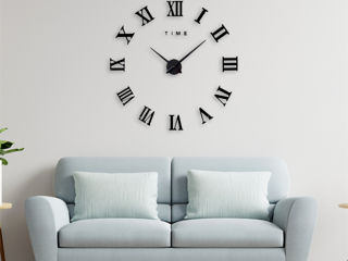 Настенные 3D часы "Time"