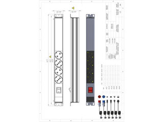 Up-Sc-Pdu-19In-Of-1U-4P 16A foto 2