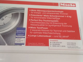 Uscator Miele T8861 wp foto 7