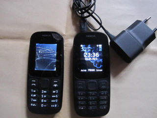 Nokia  105 -  рабочая  с разбитым дисплеем  50лей отличная с зарядкой  -300 лей