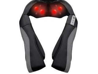 Shiatsu neck shoulder massager electric массажер домашний aparat pentru masaj cadou perfect foto 1