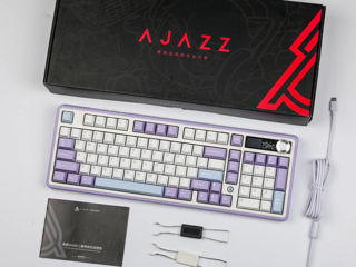 [Nouă] Tastatură Mecanică RGB Custom Ajazz AK980 Hot-Swappable (Bluetooth/2.4GHz/Type-C) foto 2