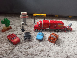 Lego Duplo набор Молния Мак Куин в наборе 5 машинок и автовоз!!! foto 2