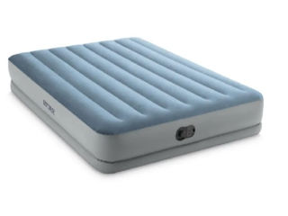 Saltea gonflabilă Velur MID-Rise Comfort 152x203x36 cm cu pompă USB 5V încorporată, până la 272 kg