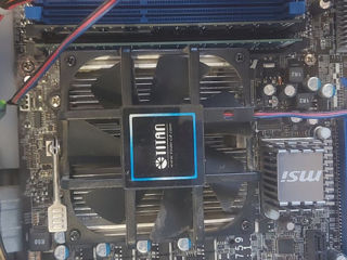 CPU + Motherboard (AMD Athlon ,3.0 Ghz ,2 nuclee+MSI 760GM-E51-AM3)+cooler+Ram 4Gb,negociabil, foto 1