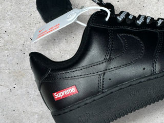 Nike air force 1 & supreme (black) foto 3