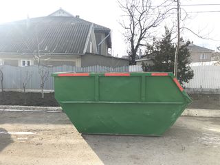 Evacuarea deseurilor de constructie / Evacurea gunoiului container 8m3 / Вывоз строительного мусора foto 1