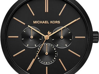 Michael Kors Men's Blake Multifunction Black Stainless Steel Watch foto 3