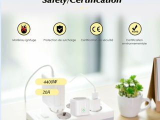 Priza inteligenta Smart Socket Aubess 20A foto 5