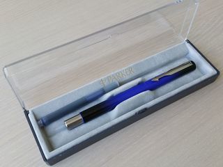 Parker ручка перьевая / Blue F перо сталь нержавеющая ПРОДАНА foto 1
