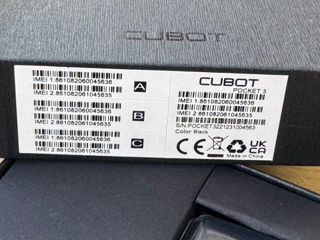 CUBOT Pocket 3 4/64GB, NFC, 20 МП, 3000 mAh, Android 12, Дисплей 4.5 foto 4