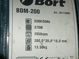 Точильный станок Bort на 370w в  хорошем состоянии foto 2