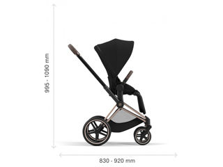 Cărucior 2/1 Cybex Priam pe șasiu Matte Black foto 19