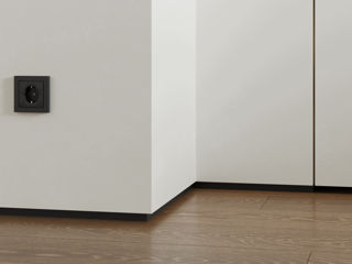 Профиль Алюминиевый Теневой Плинтус Kraab Gipps Villar mini (Ultra slim 13mm) фото 2