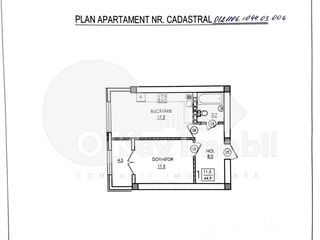 Apartament 1 cameră, versiune albă, Durlești, 25350 € foto 5