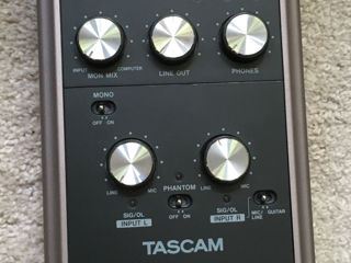 Внешняя Звуковая Карта "tascam Professional Us144-mk-ll Usb/midi" 24/96... foto 4