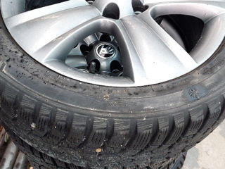 4 Jante cu Cauciucuri 225/50 R17 de Iarna Skoda 5x112 foto 10