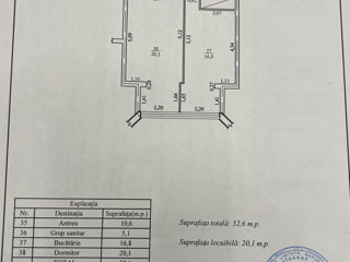 Apartament cu 1 cameră, 53 m², Ciocana, Chișinău foto 5