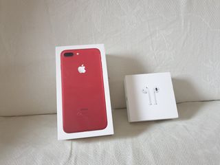 Коробка Iphone 7 Plus Red 128gb foto 1