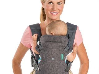 Рюкзак-кенгуру infantino flip advanced convertible carrier 4 в 1/ marsupiu ergonomic 4 pozitii foto 3