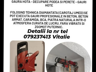 Găurire cu diamant!!hilti foto 2