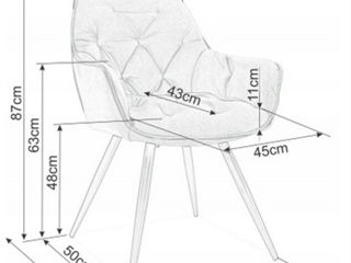 Scaun confortabil și modern foto 3