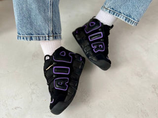 Nike Air More Uptempo Black/Violet foto 5