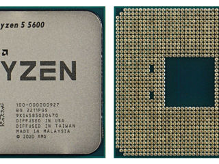 new- AMD Ryzen 5 5600 3.5-4.4GHz, 6Cores+12Threads, L2 3MB, L3 32MB, 7nm, 65W garanție - 24 luni 0% foto 1