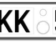 Автомобильный номер JKK 579