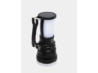 Lanternă reîncărcabilă de camping HEL-2881T, lanternă portabilă de mână, alimentată cu energie solar foto 4