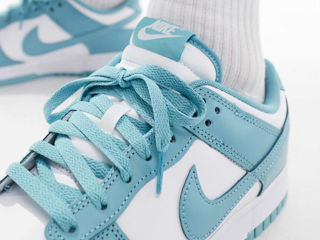 Nike Dunk Low Retro trainers in white and blue original foto 2