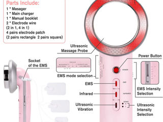 Mașină de modelare a corpului cu ultrasunete  Ультразвуковая машина для коррекции фигуры foto 4