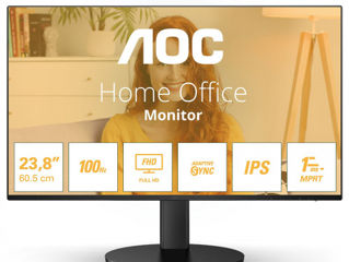 24" AOC IPS LED 24B3HA2, 1920x1080, 100Hz, VGA, HDMI