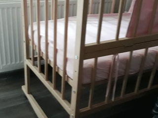 Новая, деревянная кроватка. foto 2