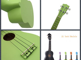 Гитара укулеле 21дм на четыре струны. Ukulele 21dm chitară ukulele cu patru coarde. foto 2