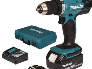 Masina de insurubat Makita18V/3.0Ah DDF453RFE/Аккумуляторная дрель-шуруповерт Makita DDF453RFE 18V