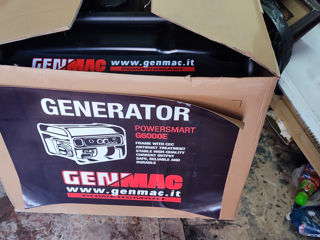 Генератор genmac g6000e бензин 5.5 квт 220 в foto 2