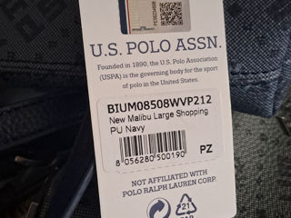 Geantă U.S Polo ASSN, navy foto 8