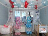 Decor cu baloane la nunți, cumătrii, aniversări, zile de naștere,surprize originale,baloane cu heliu foto 9