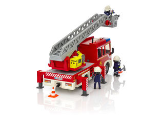 Jucărie constructor Playmobil mașină de pompieri foto 4