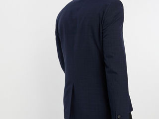 Темно-синий пиджак в клетку Original Penguin 100% новый  46 размер (S) / sacou nou (impachetat) foto 5